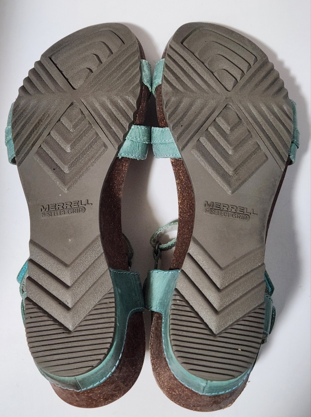 Merrell Revalli Aura Strap Wedge Sandals Jade Green Women Size 10 - Picture 5 of 8